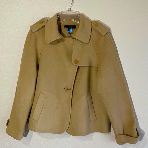 Talbots Jackets & Blazers - Wool Swing Coat Jacket Military Peacoat Vintage